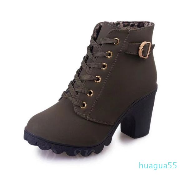 women fashion high heel lace up ankle boots ladies buckle platform artificial leather shoes bota feminina 35-41, Black
women fashion high heel lace up ankle boots ladies buckle platform artificial leather shoes bota feminina 35-41, Black