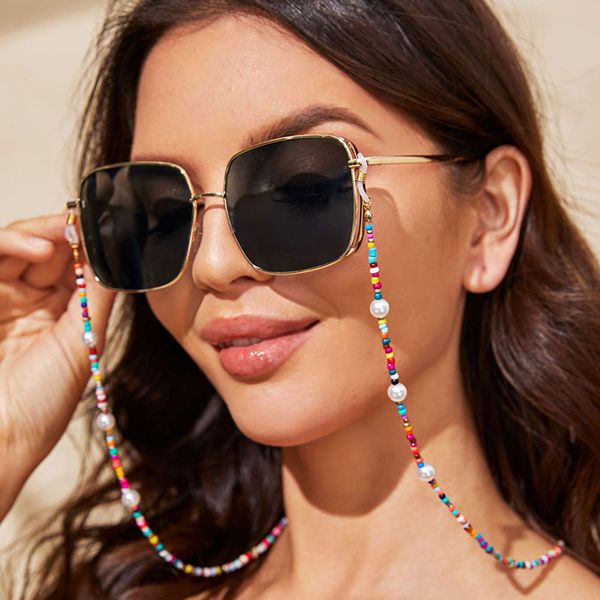 boho colorful glass beaded anti-lost glasses sunglasses eyeglass chains mask lanyard holder neck cord pearls eyewear accessories
boho colorful glass beaded anti-lost glasses sunglasses eyeglass chains mask lanyard holder neck cord pearls eyewear accessories
