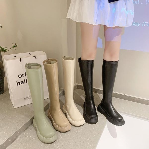 boots shoes med heel round toe boots-women lolita 2021 rubber ladies white leather over-the-knee autumn solid rome microfiber, Black
boots shoes med heel round toe boots-women lolita 2021 rubber ladies white leather over-the-knee autumn solid rome microfiber, Black