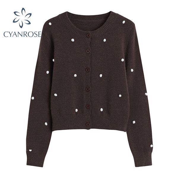 korean cardigan sweater women plush dot spliced retro long sleeve spring knitwear female fashion chic loose knitted 210430, White
korean cardigan sweater women plush dot spliced retro long sleeve spring knitwear female fashion chic loose knitted 210430, White