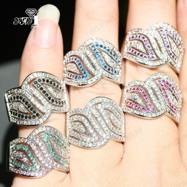 cluster rings yayi jewelry fashion princess cut prong setting white cubic zirconia silver color engagement wedding party leaves gift, Golden;silver
cluster rings yayi jewelry fashion princess cut prong setting white cubic zirconia silver color engagement wedding party leaves gift, Golden;silver