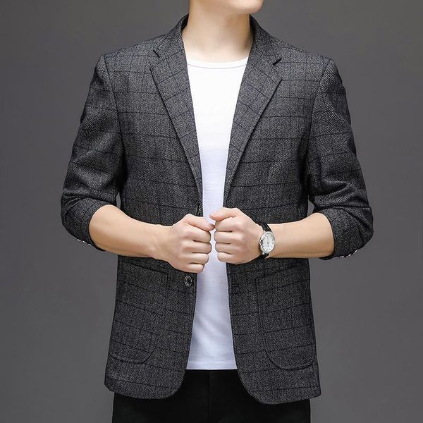 men's suits & blazers high-end suit 2021 autumn/winter jacket business casual fashion, White;black
men's suits & blazers high-end suit 2021 autumn/winter jacket business casual fashion, White;black