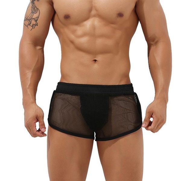 underpants mens casual shorts mesh transparent boxershorts sleepwear fitness sports breathable trunks panties beach wear plus size, Black;white
underpants mens casual shorts mesh transparent boxershorts sleepwear fitness sports breathable trunks panties beach wear plus size, Black;white