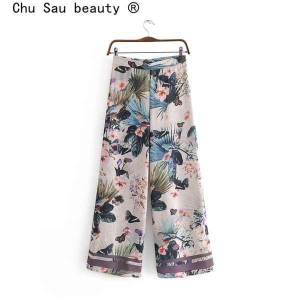 fashion casual floral bird print wide leg pants women streetwear chic zipper fly long trousers female autumn beautiful pant 210508, Black;white
fashion casual floral bird print wide leg pants women streetwear chic zipper fly long trousers female autumn beautiful pant 210508, Black;white