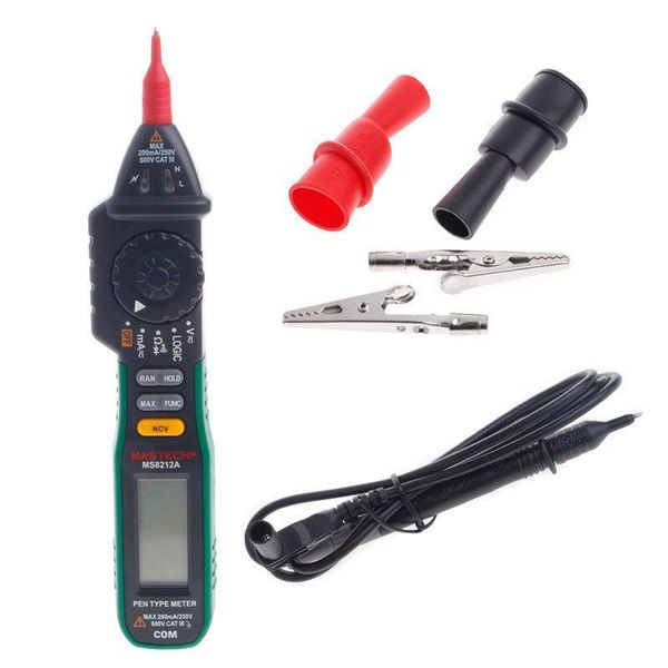 multimeters mastech ms8212a pen digital multimeter voltage current tester diode logic non-contact
multimeters mastech ms8212a pen digital multimeter voltage current tester diode logic non-contact