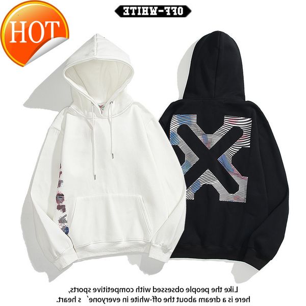 and winter 2021 new autumn off stereo phantom x letter plush hoodie for men women, Black
and winter 2021 new autumn off stereo phantom x letter plush hoodie for men women, Black
