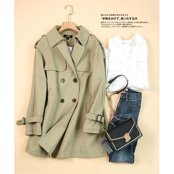 cotton windbreaker women's autumn mid-length double-breasted solid color jacket 2021 style 201 trench coats, Tan;black
cotton windbreaker women's autumn mid-length double-breasted solid color jacket 2021 style 201 trench coats, Tan;black
