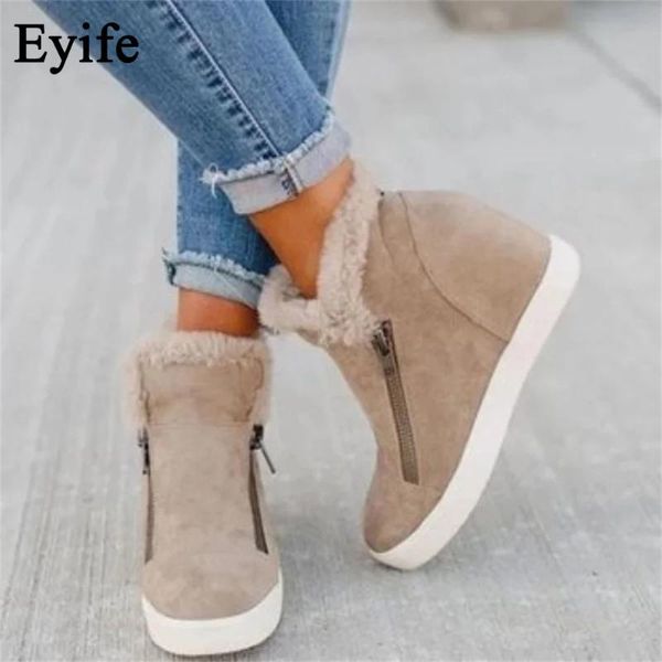 boots wedge women winter plus velvet zipper ladies warm platform shoes leopard larged-size 35-43 female cotton ankle, Black
boots wedge women winter plus velvet zipper ladies warm platform shoes leopard larged-size 35-43 female cotton ankle, Black