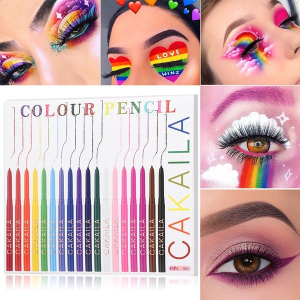 cakaila 18 color/set matte blue eyeliner liquid waterproof easy to wear make up mate eye liner red green brown eyeliners kit 1228
cakaila 18 color/set matte blue eyeliner liquid waterproof easy to wear make up mate eye liner red green brown eyeliners kit 1228