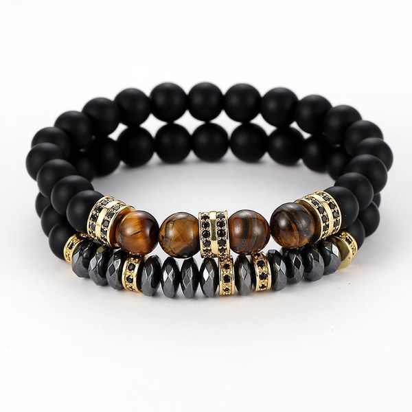 beaded, strands wish bursting of zircon stone, black stone grit men's fashion bracelet
beaded, strands wish bursting of zircon stone, black stone grit men's fashion bracelet
