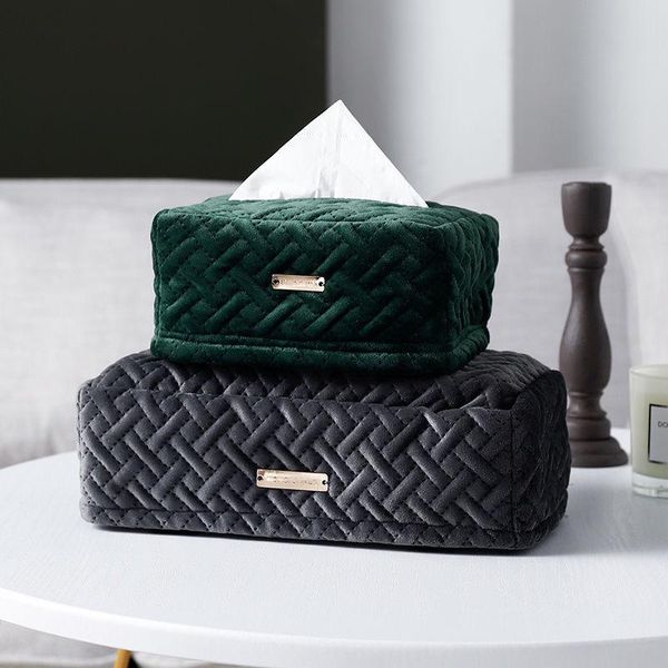 tissue boxes & napkins creative velvet light luxury tray living room bedside table car fabric box
tissue boxes & napkins creative velvet light luxury tray living room bedside table car fabric box
