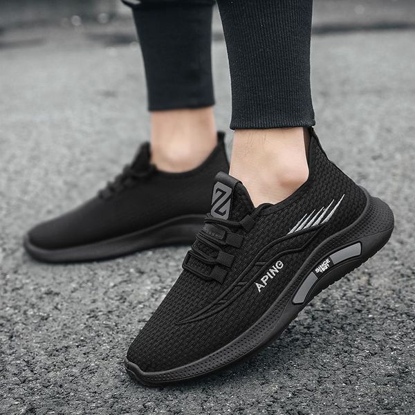 flying woven men's breathable mesh running shoes black white red comfortable soft sole sneakers trainers
flying woven men's breathable mesh running shoes black white red comfortable soft sole sneakers trainers