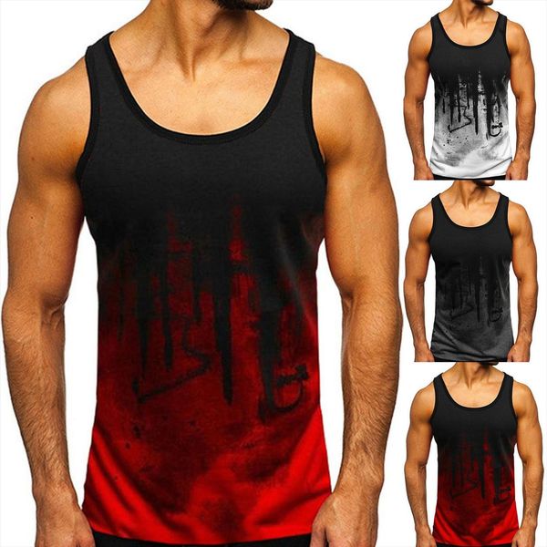 mens camouflage gradient tank sports fitness vest summer sleeveless shirt man gym clothing bodybuilding ginasio homem, White;black
mens camouflage gradient tank sports fitness vest summer sleeveless shirt man gym clothing bodybuilding ginasio homem, White;black