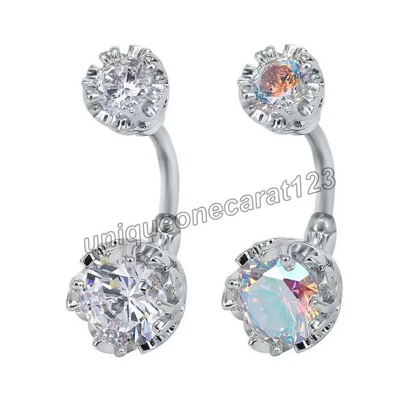fashion crystal rhinestone navel ring zircon stainless steel belly button ring clear colors sunner beach party bikini body jewelry, Silver
fashion crystal rhinestone navel ring zircon stainless steel belly button ring clear colors sunner beach party bikini body jewelry, Silver