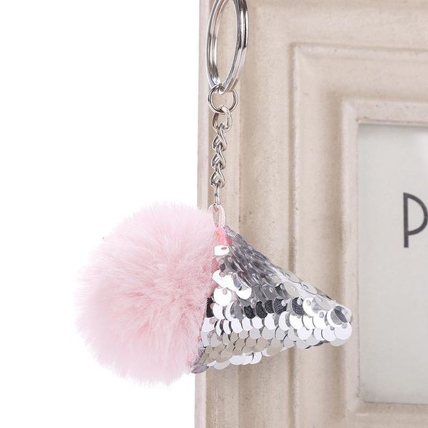 keychains sequins fur ball cream cone keychain furry acrylic key chain ring keyring pompon backpack women shoulder bags pendant 6c1229, Silver
keychains sequins fur ball cream cone keychain furry acrylic key chain ring keyring pompon backpack women shoulder bags pendant 6c1229, Silver