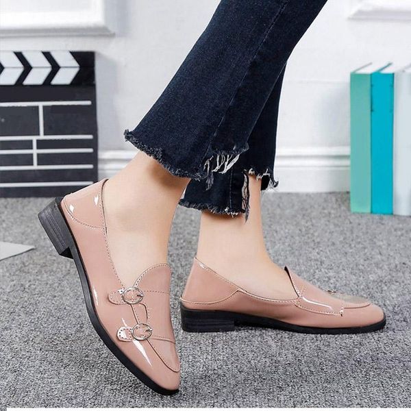 dress shoes women oxford solid low heels buckle slip on pumps female patent leather elegant square toe fashion casual footwear autumn, Black
dress shoes women oxford solid low heels buckle slip on pumps female patent leather elegant square toe fashion casual footwear autumn, Black