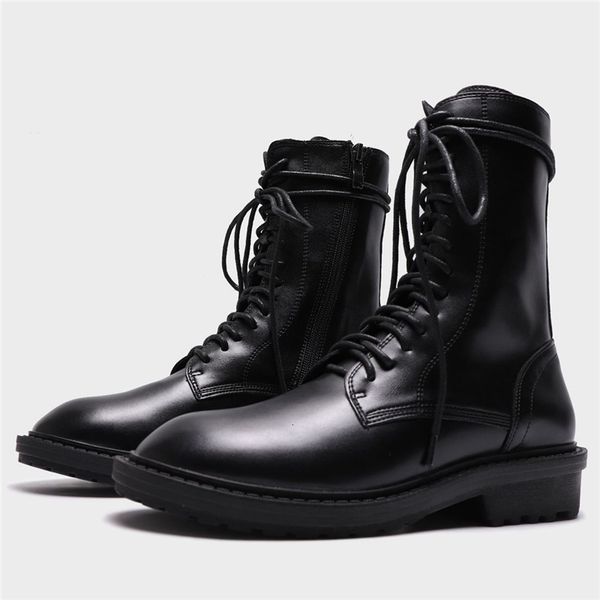 boot winter modern high-women zip tie toe round foot short boots cross-strapped women's shoes, Black
boot winter modern high-women zip tie toe round foot short boots cross-strapped women's shoes, Black