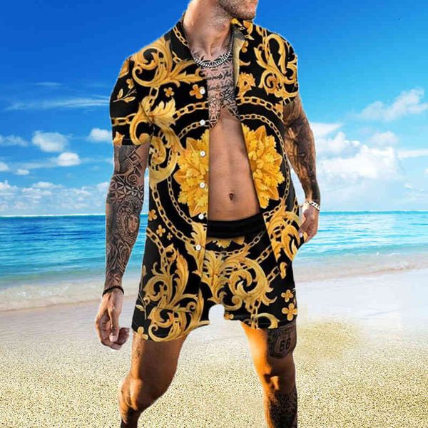 men's tracksuits hawaii beach flower shirt blouse two-piece men's loose plus size short pant and blouses mixed black gold color pr, Gray
men's tracksuits hawaii beach flower shirt blouse two-piece men's loose plus size short pant and blouses mixed black gold color pr, Gray