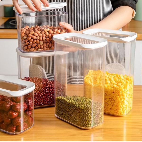 plastic airtight jar storage container kitchen refrigerator box multigrain transparent bottles & jars
plastic airtight jar storage container kitchen refrigerator box multigrain transparent bottles & jars
