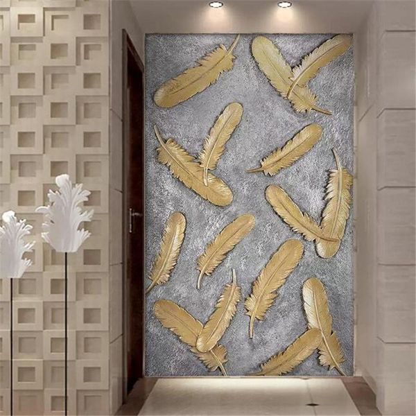 wallpapers drop custom wallpaper 3d mural nordic texture creative golden feather entrance corridor decorative
wallpapers drop custom wallpaper 3d mural nordic texture creative golden feather entrance corridor decorative