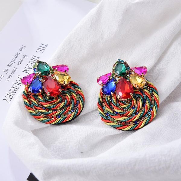 dangle & chandelier wholeslae hand-knitted red disc colorful crystals drop earrings jewelry accessories for women trend rhinestone pendiente, Silver
dangle & chandelier wholeslae hand-knitted red disc colorful crystals drop earrings jewelry accessories for women trend rhinestone pendiente, Silver