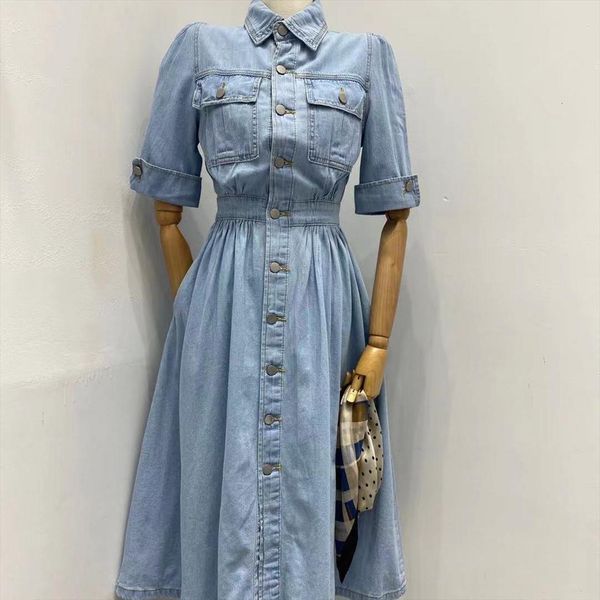 elegant single breasted long women dress shirt summer streetwear office short sleeve a line casual vestidos, Black;gray
elegant single breasted long women dress shirt summer streetwear office short sleeve a line casual vestidos, Black;gray