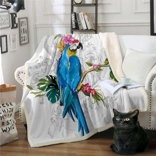 blankets cartoon flower parrot pattern sherpa on beds couch sofa cover plush soft warm throw blanket for kids adults bedspread
blankets cartoon flower parrot pattern sherpa on beds couch sofa cover plush soft warm throw blanket for kids adults bedspread