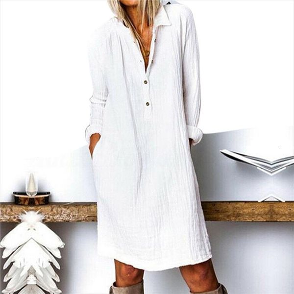 cotton linen spring autumn women dress loose plus size casual vestidos long sleeve nature button turn down collar dresses, Black;gray
cotton linen spring autumn women dress loose plus size casual vestidos long sleeve nature button turn down collar dresses, Black;gray