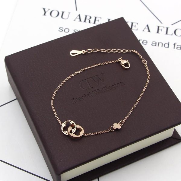 o1-202 korean fashion double ring four leaf clover titanium steel rose gold foot chain jewelry girls versatile plastic decoration, Red;blue
o1-202 korean fashion double ring four leaf clover titanium steel rose gold foot chain jewelry girls versatile plastic decoration, Red;blue