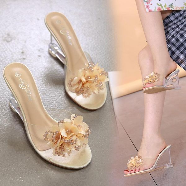 summer floral transparent wedges sandals women shoes slides slip on jelly sandalias crystal flower clear sandales mujer2021, Black
summer floral transparent wedges sandals women shoes slides slip on jelly sandalias crystal flower clear sandales mujer2021, Black
