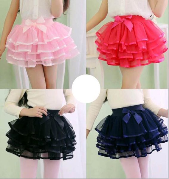 skirts kids princess girls summer baby tutu skirt cake tutus children short, Blue