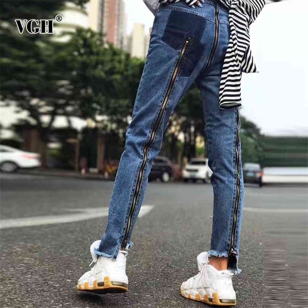 casual patchwork zipper jeans for women high waist irregular hit color streetwear denim pencil pants female fashion 210531, Blue
casual patchwork zipper jeans for women high waist irregular hit color streetwear denim pencil pants female fashion 210531, Blue