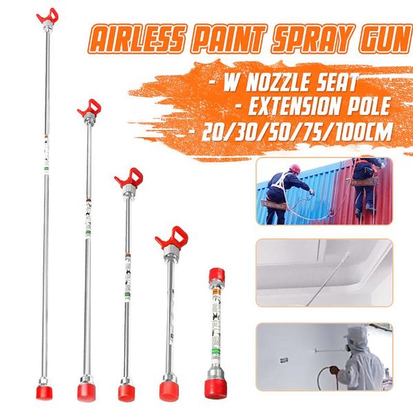 professional spray guns airless paint sprayer tip extension pole fits for titan wagner 20cm/30cm/50cm/75cm/100cm nozzle tool parts
professional spray guns airless paint sprayer tip extension pole fits for titan wagner 20cm/30cm/50cm/75cm/100cm nozzle tool parts