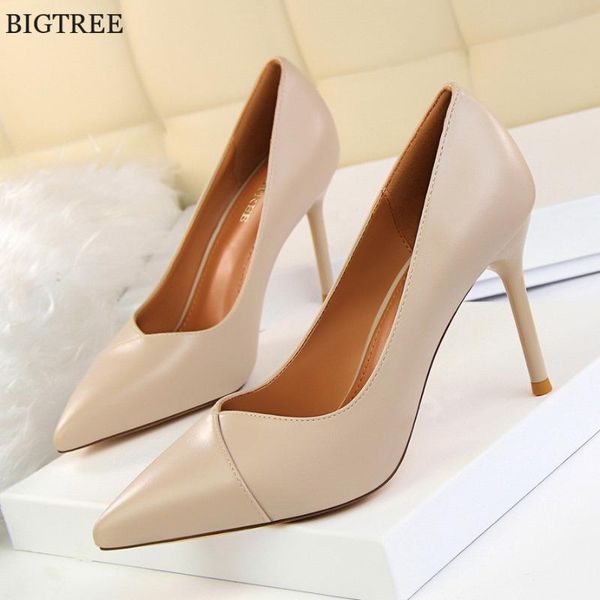 women office shoes shallow concise pu leather high heels pumps pointed toe fashion high-heeled woman 2021 dress, Black
women office shoes shallow concise pu leather high heels pumps pointed toe fashion high-heeled woman 2021 dress, Black