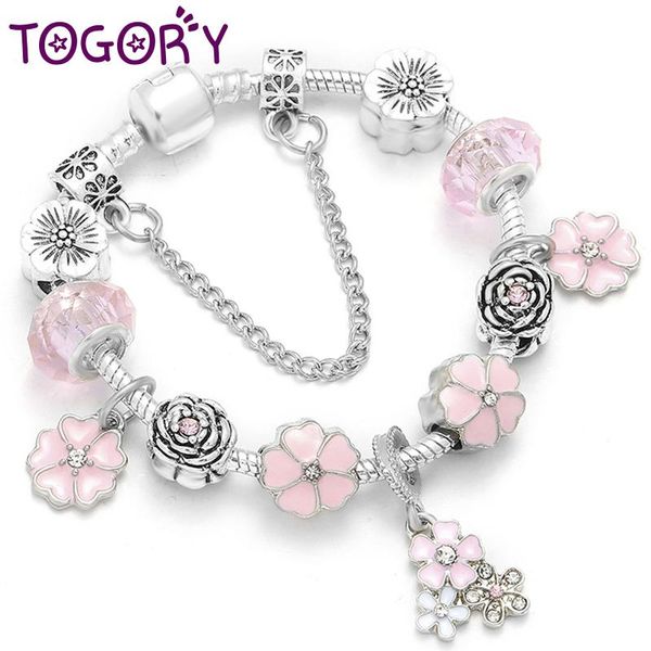 silver plated charm bracelet & bangle for women with flower beads pendant brand bracelets wedding jewelry drop, Golden;silver
silver plated charm bracelet & bangle for women with flower beads pendant brand bracelets wedding jewelry drop, Golden;silver