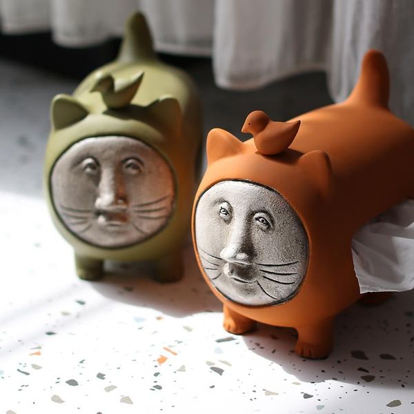 tissue boxes & napkins handmade creative cat model box living room dining storage resin pumping
tissue boxes & napkins handmade creative cat model box living room dining storage resin pumping