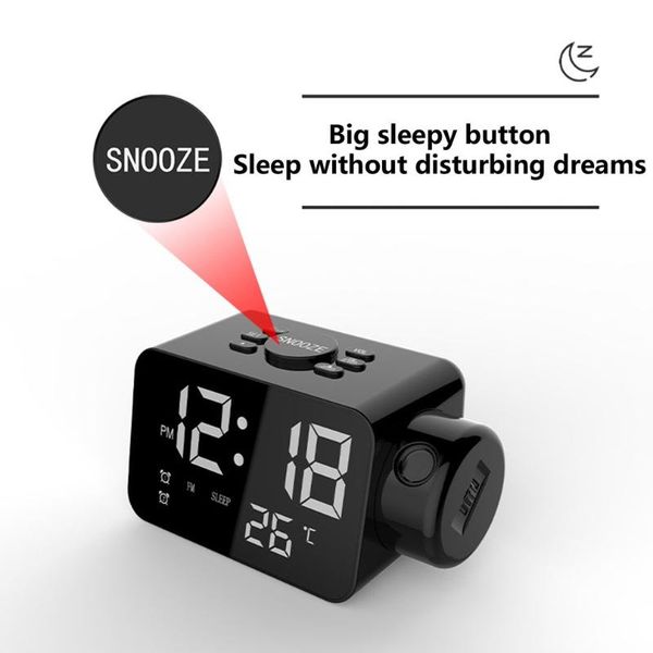 desk & table clocks multifunction led projection clock large snooze button with temperature display 12/24 hours fm radio home alarm
desk & table clocks multifunction led projection clock large snooze button with temperature display 12/24 hours fm radio home alarm