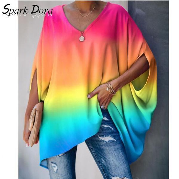 women's t-shirt summer tshirt women fashion streetwear v-neck bat sleeve casual tee shirt femme plus size hit color pullover, White
women's t-shirt summer tshirt women fashion streetwear v-neck bat sleeve casual tee shirt femme plus size hit color pullover, White