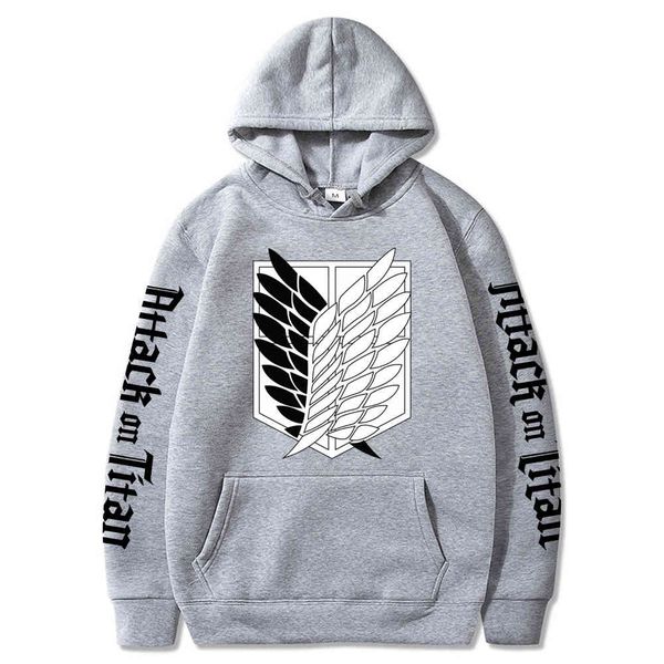 men's attack on titan printed men/women clothes hoodie streetswear sweatshirt hoodies harajuku, Black
men's attack on titan printed men/women clothes hoodie streetswear sweatshirt hoodies harajuku, Black