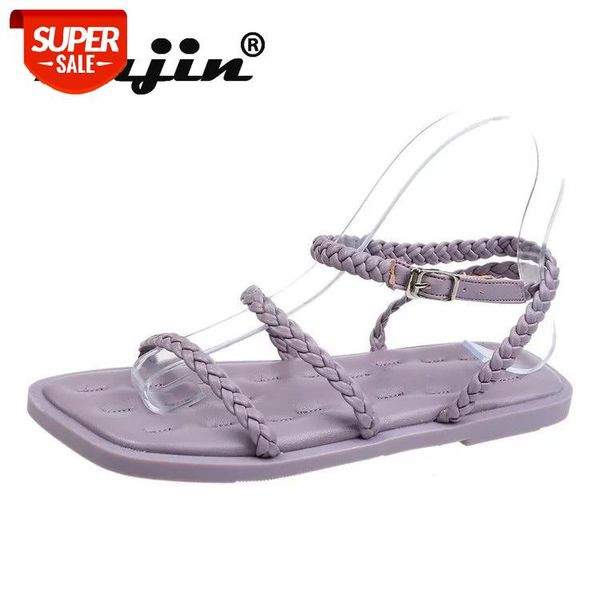 fujin 2021 square toe open flat sandals women excellent back strap slippers flip flop easy #nb8j, Black
fujin 2021 square toe open flat sandals women excellent back strap slippers flip flop easy #nb8j, Black
