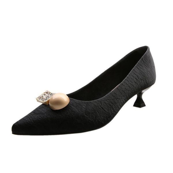 dress shoes women pumps high heels pointed toe brand woman wedding spring summer thin office lady plus size, Black
dress shoes women pumps high heels pointed toe brand woman wedding spring summer thin office lady plus size, Black