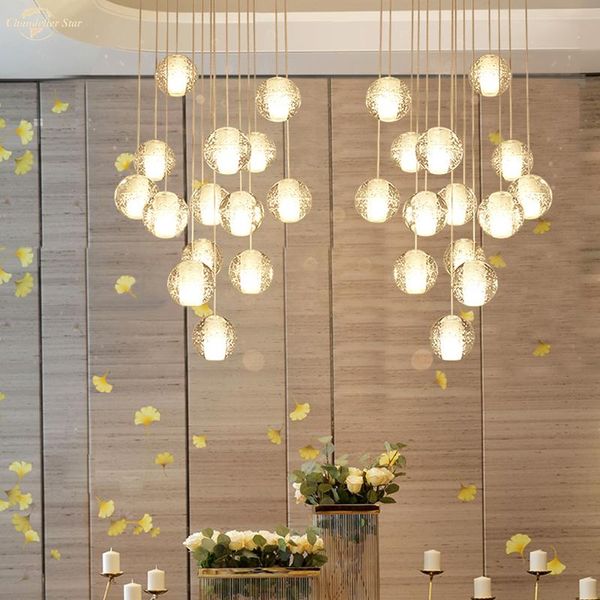 modern led chandeliers lighting crystal nordic ball pendant hanging lamp fixture for living room staircase bedroom indoor lights
modern led chandeliers lighting crystal nordic ball pendant hanging lamp fixture for living room staircase bedroom indoor lights