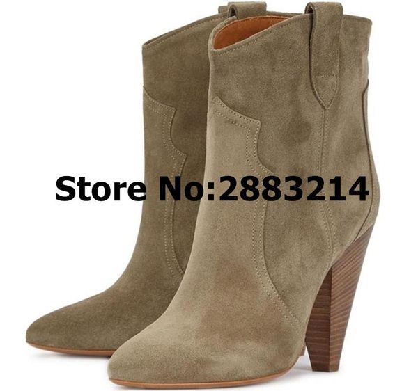 boots black brown suede slip-on women rome designed ankle autumn winter spike heels short shoes high woman
boots black brown suede slip-on women rome designed ankle autumn winter spike heels short shoes high woman