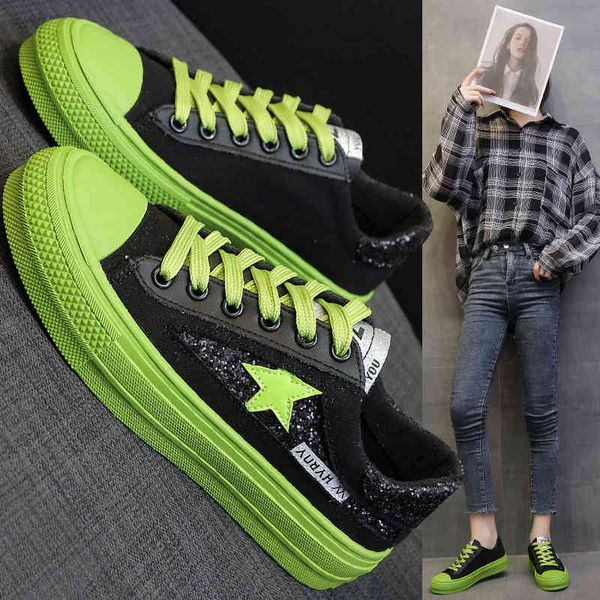 fried street canvas shoes women's 2021 spring and autumn new korean version small white sequins casual single thick soled
fried street canvas shoes women's 2021 spring and autumn new korean version small white sequins casual single thick soled