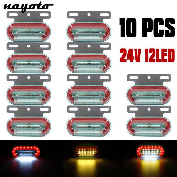 emergency lights 10pcs 24v car truck 12 led side marker external signal indicator lamp warning tail light trailer 3 modes lorry
emergency lights 10pcs 24v car truck 12 led side marker external signal indicator lamp warning tail light trailer 3 modes lorry