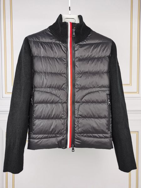 monclair luxury french men's down jacket maya france brand designer zipper parka knit stitching turtleneck coat, Black
monclair luxury french men's down jacket maya france brand designer zipper parka knit stitching turtleneck coat, Black