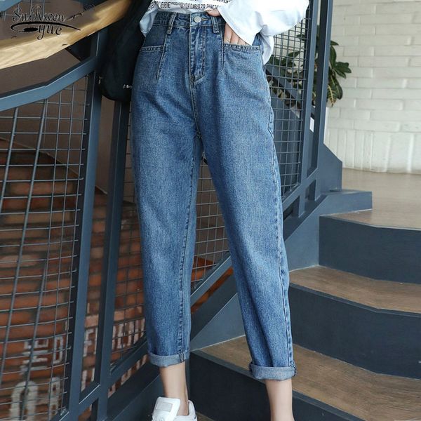 autumn jeans women high waist soft denim pants loose harem ankle-length blue casual trousers capris 10729 210521
autumn jeans women high waist soft denim pants loose harem ankle-length blue casual trousers capris 10729 210521