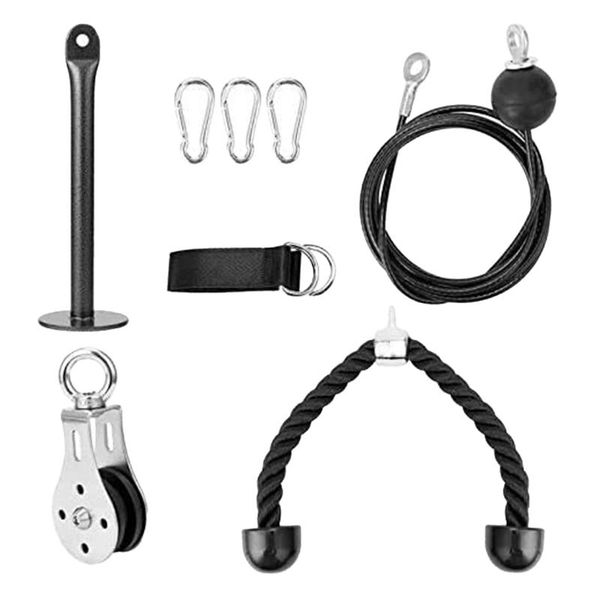 accessories 1set stainless steel easy install portable diy home workout extensions fitness pulley cable system hand training smooth sport
accessories 1set stainless steel easy install portable diy home workout extensions fitness pulley cable system hand training smooth sport