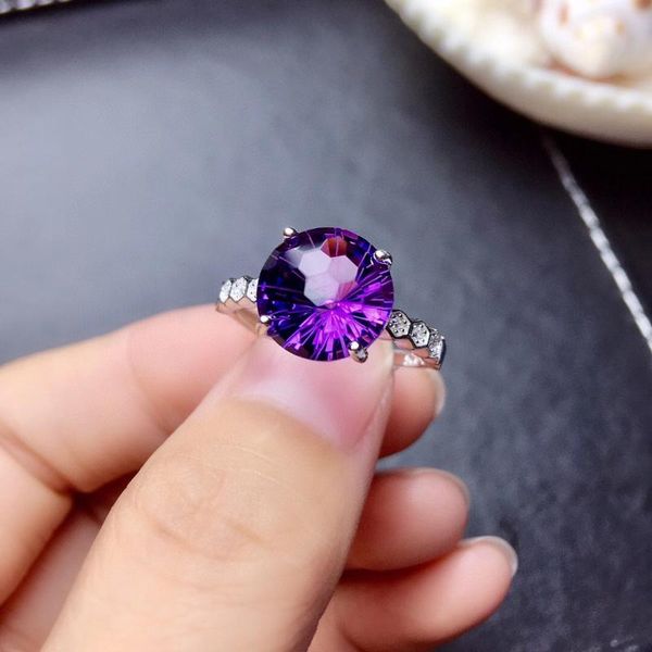 cluster rings big size purple amethyst/blue z gemstone ring for women jewelry real 925 silver round natural gem date gift birthstone, Golden;silver
cluster rings big size purple amethyst/blue z gemstone ring for women jewelry real 925 silver round natural gem date gift birthstone, Golden;silver