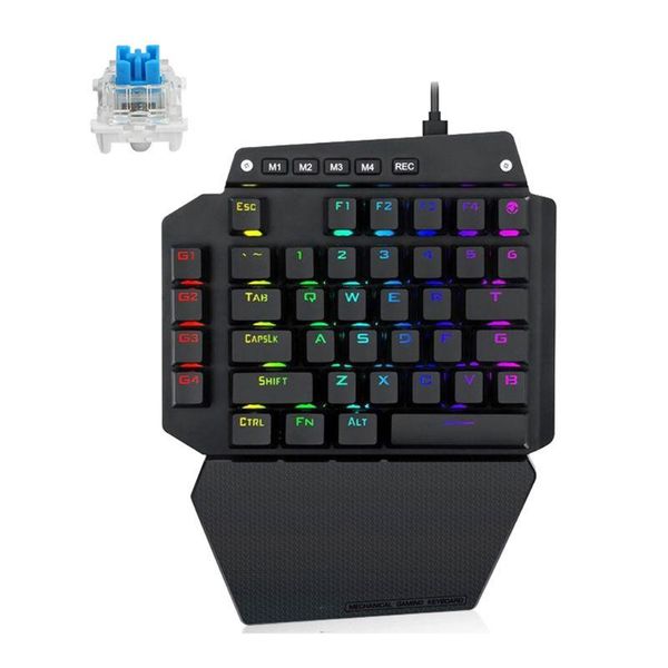 one-hand mechanical keyboard rgb led backlight outemu switch macro defines keyboards
one-hand mechanical keyboard rgb led backlight outemu switch macro defines keyboards